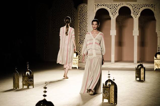 June 29, 2016 - Barcelona, Catalonia, Spain - A model walks the runway presenting the new Odalisques collection by fashion label Escorpion at the 080 Barcelona Fashion 2016 summer edition. Barcelona Spain - ZUMAo105