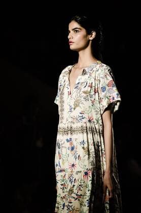 June 29, 2016 - Barcelona, Catalonia, Spain - A model walks the runway presenting the new Odalisques collection by fashion label Escorpion at the 080 Barcelona Fashion 2016 summer edition. Barcelona Spain - ZUMAo105