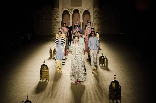 June 29, 2016 - Barcelona, Catalonia, Spain - A model walks the runway presenting the new Odalisques collection by fashion label Escorpion at the 080 Barcelona Fashion 2016 summer edition. Barcelona Spain - ZUMAo105