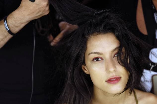 Rebecca Mir backstage bei der Minx by Eva Lutz Fashion Show auf der Mercedes-Benz Fashion Week Berlin Spring Summer 2017. Berlin, 29.06.2016 Foto:xS.xGabschx xFuturexImage