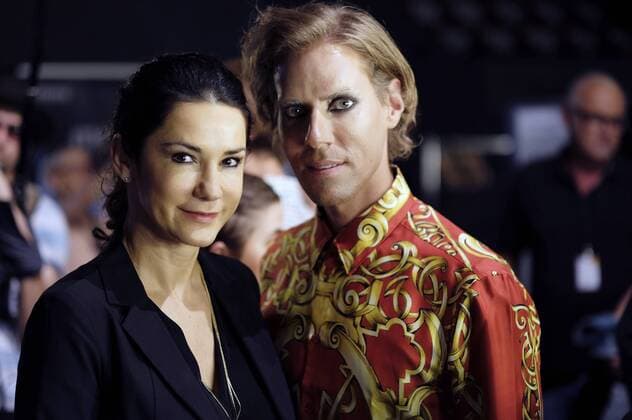 Mariella Ahrens und Jens Hilbert backstage bei der Minx by Eva Lutz Fashion Show auf der Mercedes-Benz Fashion Week Berlin Spring Summer 2017. Berlin, 29.06.2016 Foto:xS.xGabschx xFuturexImage