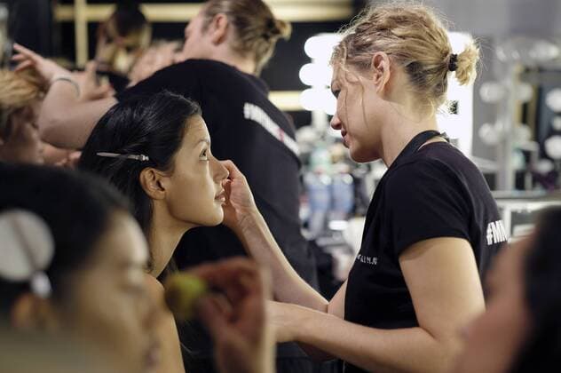 Rebecca Mir backstage bei der Minx by Eva Lutz Fashion Show auf der Mercedes-Benz Fashion Week Berlin Spring Summer 2017. Berlin, 29.06.2016 Foto:xS.xGabschx xFuturexImage
