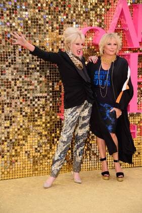 . 29 06 2016. London, United Kingdom. Jennifer Saunders and Joanna Lumley attend the Absolutely Fabulous: The Movie - World Film Premier.  xChrisxJosephx xi-Imagesx IIM-13009-0009