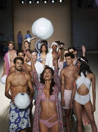 Models present creations from the Spring-Summer 2017 collection by label BCN Brand during the 080 Barcelona Fashion, in Barcelona, Spain, 29 June 2016. The fashion event runs from 27 June to 01 July. BCN Brand - Runway - 080 Barcelona Fashion S S 2017 !ACHTUNG: NUR REDAKTIONELLE NUTZUNG!  20160629-636028263380725606
