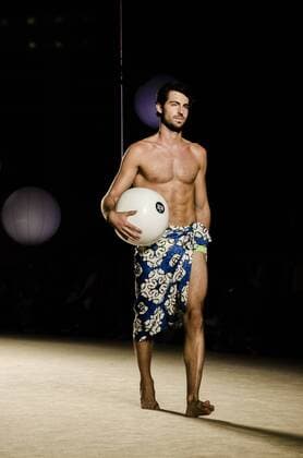 June 29, 2016 - Barcelona, Catalonia, Spain - A model walks the runway presenting the new Barcelona Urban Life Style collection by fashion label BCN Brand at the 080 Barcelona Fashion 2016 summer edition. Barcelona Spain - ZUMAo105