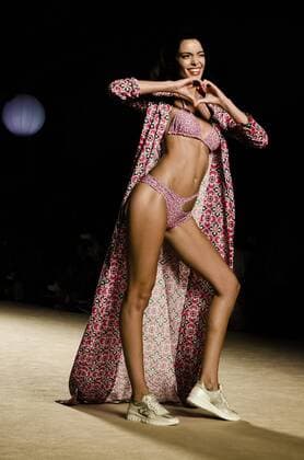 June 29, 2016 - Barcelona, Catalonia, Spain - A model walks the runway presenting the new Barcelona Urban Life Style collection by fashion label BCN Brand at the 080 Barcelona Fashion 2016 summer edition. Barcelona Spain - ZUMAo105