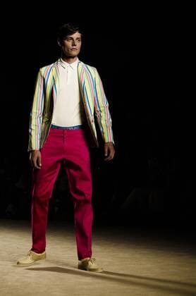 June 29, 2016 - Barcelona, Catalonia, Spain - A model walks the runway presenting the new Paseo Maritimo collection by fashion label Punto Blanco at the 080 Barcelona Fashion 2016 summer edition. Barcelona Spain - ZUMAo105