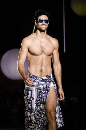 June 29, 2016 - Barcelona, Catalonia, Spain - A model walks the runway presenting the new Barcelona Urban Life Style collection by fashion label BCN Brand at the 080 Barcelona Fashion 2016 summer edition. Barcelona Spain - ZUMAo105