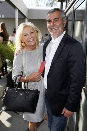 Sabine Christiansen mit Gatte Norbert Medus bei der Laurel Fashion Show auf der Mercedes-Benz Fashion Week Berlin Spring Summer 2017. Berlin, 29.06.2016 Foto:xS.xGabschx xFuturexImage