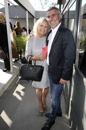 Sabine Christiansen mit Gatte Norbert Medus bei der Laurel Fashion Show auf der Mercedes-Benz Fashion Week Berlin Spring Summer 2017. Berlin, 29.06.2016 Foto:xS.xGabschx xFuturexImage