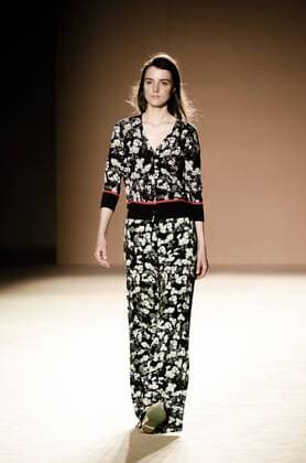 June 29, 2016 - Barcelona, Catalonia, Spain - A model walks the runway presenting the new Memories Of The Java Sea collection by fashion label Lebor Gabala at the 080 Barcelona Fashion 2016 summer edition. Barcelona Spain - ZUMAo105