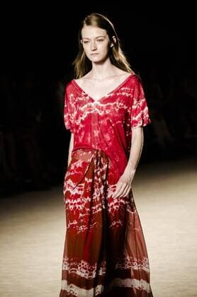 June 29, 2016 - Barcelona, Catalonia, Spain - A model walks the runway presenting the new Memories Of The Java Sea collection by fashion label Lebor Gabala at the 080 Barcelona Fashion 2016 summer edition. Barcelona Spain - ZUMAo105