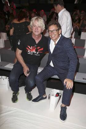 Detlev Buck und Frank Mutters bei der Guido Maria Kretschmer Fashion Show auf der Mercedes-Benz Fashion Week Berlin Spring Summer 2017. Berlin, 29.06.2016 Foto:xS.xGabschx xFuturexImage