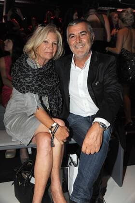 Sabine Christiansen und ihr Ehemann Norbert Medus bei der G.M.Kretschmer Modenschau im Rahmen der Mercedes-Benz Fashion Week Frühjahr Sommer 2017 am 29.06.2016 in Berlin MBFW Fashionweek in Berlin 2016- G.M.Kretschmer Fashion Show 