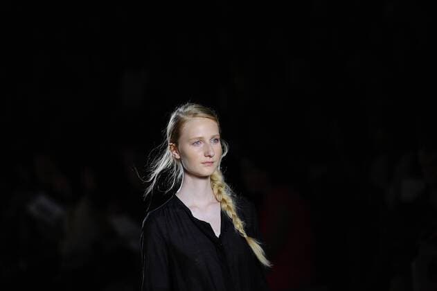June 29, 2016 - Barcelona, Spain - A model wearing clothes from Lebor Gabala during the third day of 080 Barcelona Fashion Week on June 29, 2016 in Barcelona, Spain. Barcelona Spain  - ZUMAn230