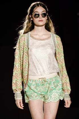 June 29, 2016 - Barcelona, Catalonia, Spain - A model walks the runway presenting the new Spring 2017 collection by fashion label Custo Barcelona at the 080 Barcelona Fashion 2016 summer edition. Barcelona Spain - ZUMAo105