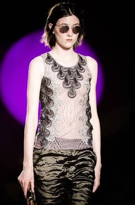 June 29, 2016 - Barcelona, Catalonia, Spain - A model walks the runway presenting the new Spring 2017 collection by fashion label Custo Barcelona at the 080 Barcelona Fashion 2016 summer edition. Barcelona Spain - ZUMAo105