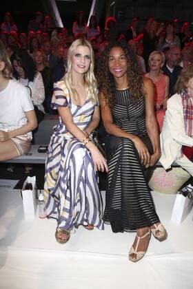 Tanja Bülter und Annabelle Mandeng bei der Guido Maria Kretschmer Fashion Show auf der Mercedes-Benz Fashion Week Berlin Spring Summer 2017. Berlin, 29.06.2016 Foto:xS.xGabschx xFuturexImage