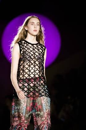 June 29, 2016 - Barcelona, Catalonia, Spain - A model walks the runway presenting the new Spring 2017 collection by fashion label Custo Barcelona at the 080 Barcelona Fashion 2016 summer edition. Barcelona Spain - ZUMAo105