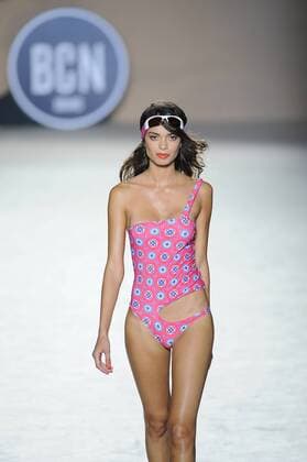 June 29, 2016 - Barcelona, Catalonia, Spain - Joana Sanz, wearing clothes from BCN Brand during the third day of 080 Barcelona Fashion Week on June 29, 2016 in Barcelona, Spain. Barcelona Spain  - ZUMAn230