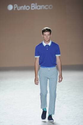 June 29, 2016 - Barcelona, Catalonia, Spain - A model wearing clothes from Punto Blanco during the third day of 080 Barcelona Fashion Week on June 29, 2016 in Barcelona, Spain. Barcelona Spain  - ZUMAn230