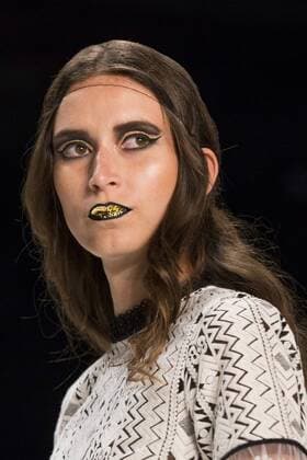 June 29, 2016 - Berlin, Germany - A model walks the runway at the Rebekka Ruetz show during the Mercedes-Benz Fashion Week Berlin Spring Summer 2017 at Erika Hess Eisstadion in Berlin, Germany on June 29, 2016. Berlin Germany  - ZUMAn230