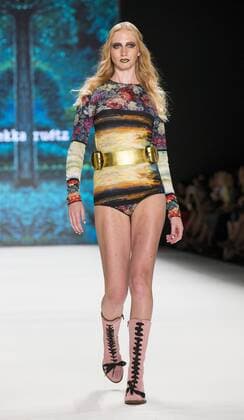 June 29, 2016 - Berlin, Germany - A model walks the runway at the Rebekka Ruetz show during the Mercedes-Benz Fashion Week Berlin Spring Summer 2017 at Erika Hess Eisstadion in Berlin, Germany on June 29, 2016. Berlin Germany  - ZUMAn230