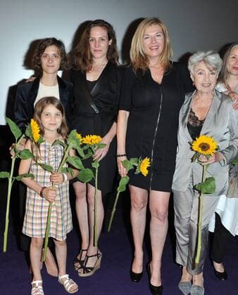 Premiere LOU Andreas Salome Helena Pieske, Liv Lisa Fries, Katharina Lorenz, Cordula Kablitz-Post, Nicole Heesters Buehnenpraesentation LOU Andreas Salome im Kino der Kulturbrauerei in Berlin, 29.06.2016