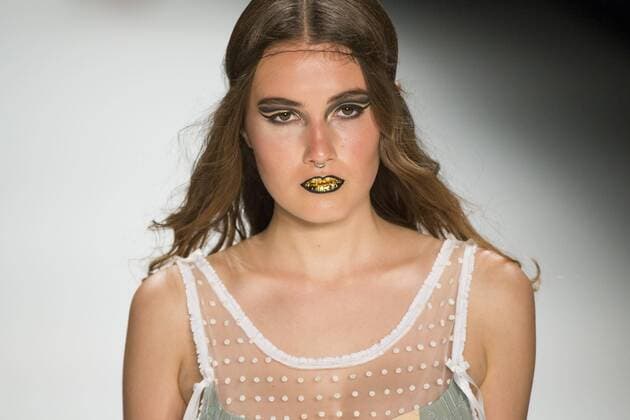 Berlin Fashion Week - Rebekka Ruetz Modenschau June 29, 2016 - Berlin, Germany - A model walks the runway at the Rebekka Ruetz show during the Mercedes-Benz Fashion Week Berlin Spring Summer 2017 at Erika Hess Eisstadion in Berlin, Germany on June 29, 2016. Berlin Germany  - ZUMAn230