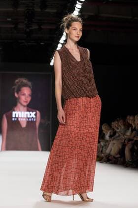 Berlin Fashion Week - Minx by Eva Lutz Modenschau June 29, 2016 - Berlin, Germany - A model walks the runway at the Minx by Eva Lutz show during the Mercedes-Benz Fashion Week Berlin Spring Summer 2017 at Erika Hess Eisstadion in Berlin, Germany on June 29, 2016. Berlin Germany  - ZUMAn230