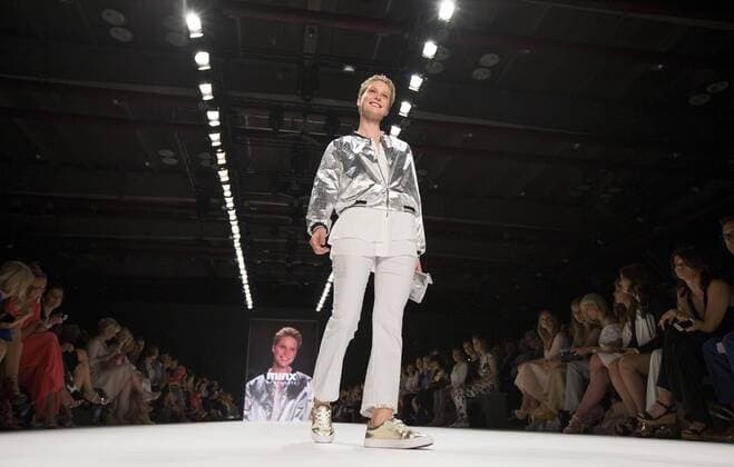 Berlin Fashion Week - Minx by Eva Lutz Modenschau June 29, 2016 - Berlin, Germany - A model walks the runway at the Minx by Eva Lutz show during the Mercedes-Benz Fashion Week Berlin Spring Summer 2017 at Erika Hess Eisstadion in Berlin, Germany on June 29, 2016. Berlin Germany  - ZUMAn230