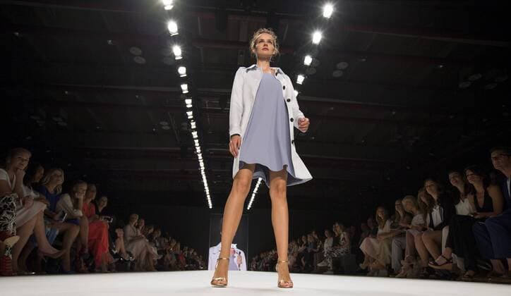 Berlin Fashion Week - Minx by Eva Lutz Modenschau June 29, 2016 - Berlin, Germany - A model walks the runway at the Minx by Eva Lutz show during the Mercedes-Benz Fashion Week Berlin Spring Summer 2017 at Erika Hess Eisstadion in Berlin, Germany on June 29, 2016. Berlin Germany  - ZUMAn230