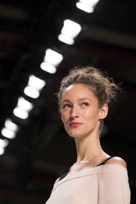 Berlin Fashion Week - Minx by Eva Lutz Modenschau June 29, 2016 - Berlin, Germany - Model Franziska Mueller walks the runway at the Minx by Eva Lutz show during the Mercedes-Benz Fashion Week Berlin Spring Summer 2017 at Erika Hess Eisstadion in Berlin, Germany on June 29, 2016. Berlin Germany  - ZUMAn230