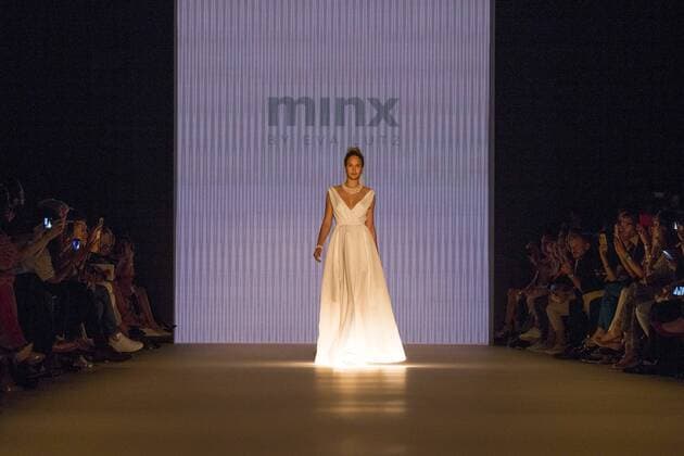 Berlin Fashion Week - Minx by Eva Lutz Modenschau June 29, 2016 - Berlin, Germany - A model walks the runway at the Minx by Eva Lutz show during the Mercedes-Benz Fashion Week Berlin Spring Summer 2017 at Erika Hess Eisstadion in Berlin, Germany on June 29, 2016. Berlin Germany  - ZUMAn230