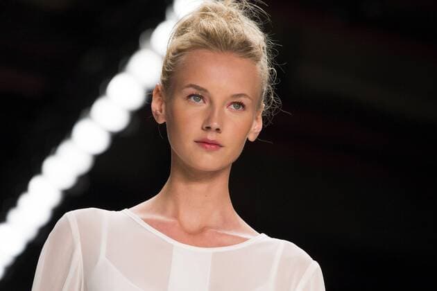 Berlin Fashion Week - Minx by Eva Lutz Modenschau June 29, 2016 - Berlin, Germany - A model walks the runway at the Minx by Eva Lutz show during the Mercedes-Benz Fashion Week Berlin Spring Summer 2017 at Erika Hess Eisstadion in Berlin, Germany on June 29, 2016. Berlin Germany  - ZUMAn230