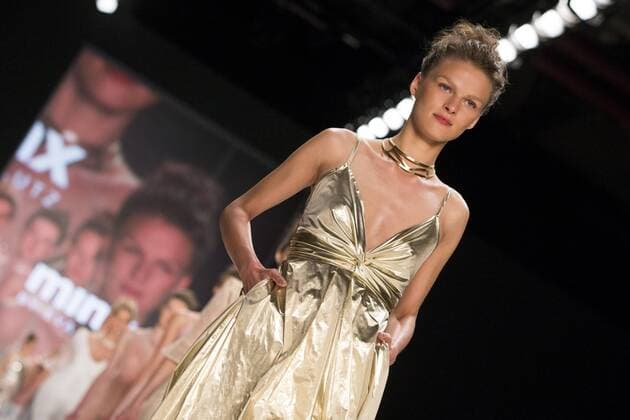 Berlin Fashion Week - Minx by Eva Lutz Modenschau June 29, 2016 - Berlin, Germany - Models walk the runway at the Minx by Eva Lutz show during the Mercedes-Benz Fashion Week Berlin Spring Summer 2017 at Erika Hess Eisstadion in Berlin, Germany on June 29, 2016. Berlin Germany  - ZUMAn230