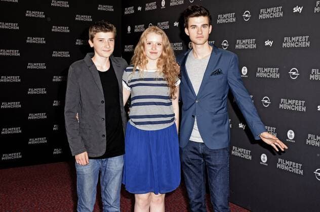 Florian Burgkart, Katharina Stark und Patrick Mölleken bei der Premiere von König Laurin mit der 16. Verleihung des Kinder-Medien-Preises Der Weisse Elefant auf dem 34. Filmfest München 2016 im Festivalzentrum Gasteig. München, 29.06.2016 Foto:xP.xSchönbergerx xFuturexImage