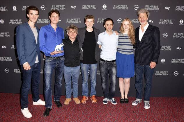 Patrick Mölleken, Felix von Poser, Volker Zack Michalowski, Florian Burgkart, Matthias Lang, Katharina Stark und Rufus Beck bei der Premiere von König Laurin mit der 16. Verleihung des Kinder-Medien-Preises Der Weisse Elefant auf dem 34. Filmfest München 2016 im Festivalzentrum Gasteig. München, 29.06.2016 Foto:xP.xSchönbergerx xFuturexImage