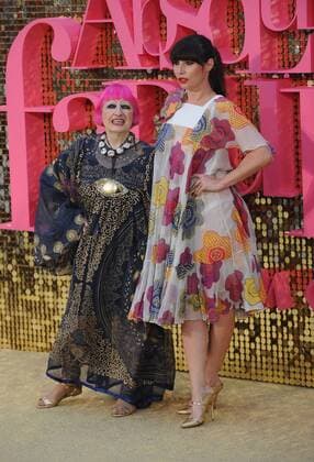 June 29, 2016 - England, United Kingdom - Zandra Rhodes attends the World Premiere of Absolutely Fabulous at Odeon Leciester Square. United Kingdom - ZUMAs147