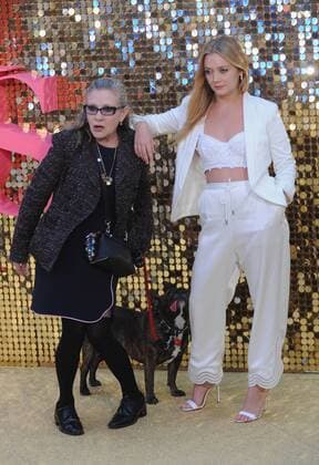 June 29, 2016 - England, United Kingdom - Carrie Fisher attends the World Premiere of Absolutely Fabulous at Odeon Leciester Square. United Kingdom - ZUMAs147