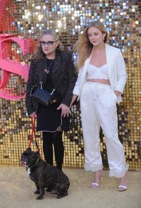 June 29, 2016 - England, United Kingdom - Carrie Fisher attends the World Premiere of Absolutely Fabulous at Odeon Leciester Square. United Kingdom - ZUMAs147