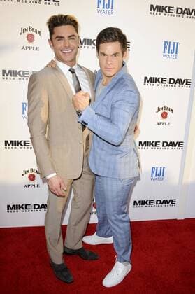 Zac Efron & Adam DeVine MIKE AND DAVE NEED WEDDING DATES Hollywood Patrick Rideaux PicturePerfect