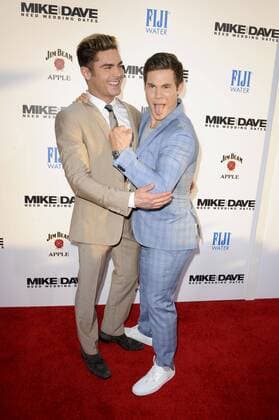 Zac Efron & Adam DeVine MIKE AND DAVE NEED WEDDING DATES Hollywood Patrick Rideaux PicturePerfect