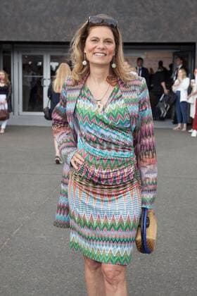 Sarah Wiener - Ankunft zur Minx by Eva Lutz Fashion-Show im Rahmen der Mercedes-Benz Fashion Week Berlin Spring Summer 2017 im Erika-Hess-Eisstadion in Berlin am 29.06.2016. Mercedes-Benz Fashion Week Berlin Spring Summer 2017
