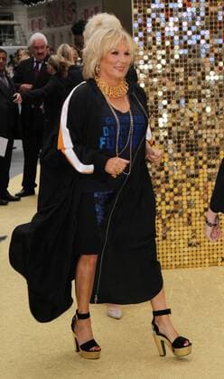 English actress Jennifer Saunders attending the Absolutely Fabulous world premiere in London s Odeon Cinema, Leicester Square. JUNE 29th 2016  MESx162076
