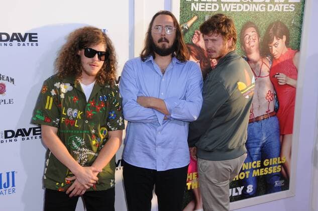June 29, 2016 - Hollywood, CA, United States - 29 June 2016 - Hollywood. Blake Anderson, Kyle Newacheck, Anders Holm. Arrivals for the Premiere Of 20th Century Fox s Mike And Dave Need Wedding Dates held at Cinerama Dome at ArcLight Hollywood. Photo Credit: Hollywood United States - ZUMAa123
