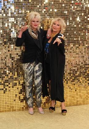 English actresses Joanna Lumley and Jennifer Saunders attending the Absolutely Fabulous world premiere in London s Odeon Cinema, Leicester Square. JUNE 29th 2016  MESx162076