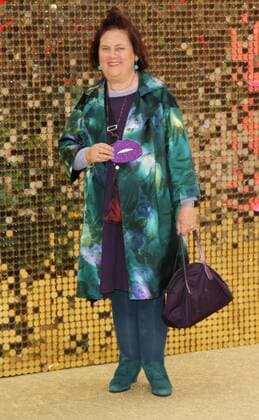 Suzy Menkes attending the Absolutely Fabulous world premiere in London s Odeon Cinema, Leicester Square. JUNE 29th 2016  MESx162076