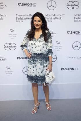 Berlin Fashion Week - Prominente bei der Laurel Modenschau Mariella Ahrens - Ankunft zur Laurèl Fashion-Show im Rahmen der Mercedes-Benz Fashion Week Berlin Spring Summer 2017 im Erika-Hess-Eisstadion in Berlin am 29.06.2016. Mercedes-Benz Fashion Week Berlin Spring Summer 2017