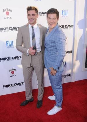June 29, 2016 - Hollywood, CA, United States - 29 June 2016 - Hollywood. Zac Efron, Adam Devine. Arrivals for the Premiere Of 20th Century Fox s Mike And Dave Need Wedding Dates held at Cinerama Dome at ArcLight Hollywood. Photo Credit: Hollywood United States - ZUMAa123